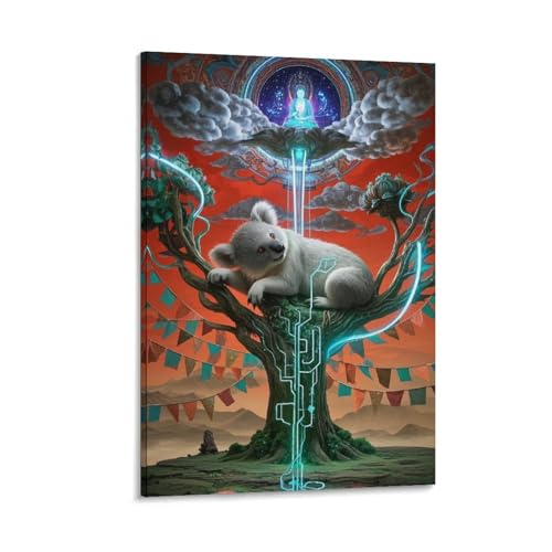 Tableau koala grand format pour habiller un mur vide