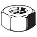 5/8"-11 Grade DH Hot Dip Galvanized Finish Carbon Steel Heavy Hex Nuts, 10 pk.