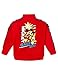 Disney Mickey Mouse Big Boys Zip Up Jacket and Pants Tracksuit Outfit Set Red Mickey Mouse 10-12