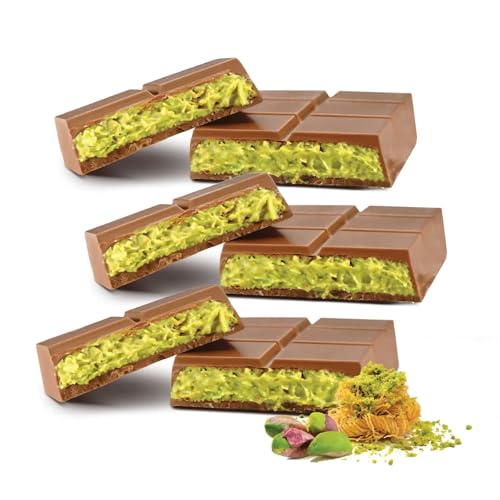 ドバイ風チョコレート ピスタチオ＆クナファ入り – Viral Dubai Style Chocolate 90g – トルコ製・プレミアム品質 (90 gr x 3 pieces)