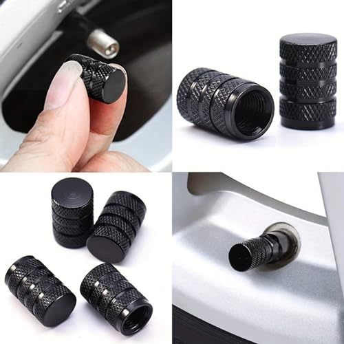 Generic TIRE-VALVE-STEM-CAPS-BLACK-008 Tire Valve Stem Caps thumb #2