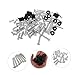 DOITOOL 88pcs Mount Hardware Kit Tv Wall Mount Screws Picture Hanging Hardware Television Replacement Parts Book Shelf Wall Anchor