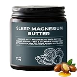 Magnesium Butter for Sleep, Deep Winter Nighttime Magnesium Body Cream with with Shea & Mango Seed Butter, Magnesium, Vitamin E and Natural Essential Oils for Relaxation(1 PC)