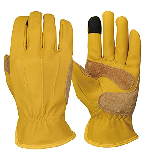Gants de vélo tactiles en cuir de vachette pour vos trajets urbains et balades