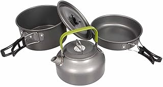 Wysokiej jakości naczynia kempingowe zestaw naczyń kuchennych zastawa stołowa kempingowa zestaw do gotowania zastawa stołowa podróżna sztućce przybory turystyczne zestaw piknikowy