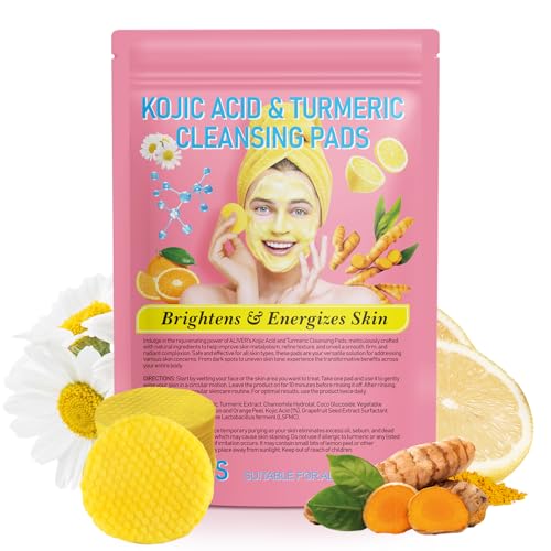 60% Off Turmeric Cleansing Pads for Dark Spots & Exfoliation