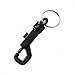 Price comparison product image Merriway BH03566 Plastic Hipster Key Ring - Black