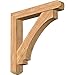 Ekena Millwork BKT0806X46X46IMP04SWR Imperial Craftsman Smooth Bracket w/Offset Brace, Western Red Cedar