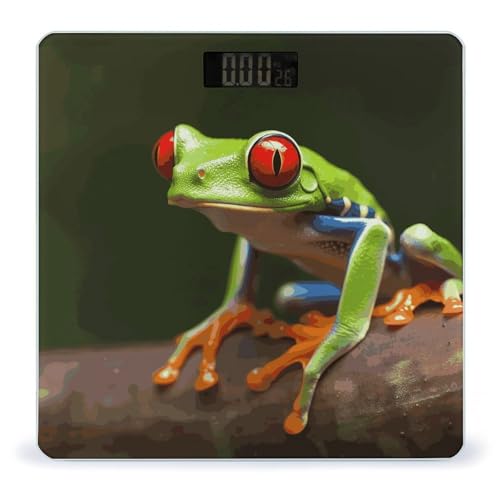 Balanza digital inteligente para baño Red Eyes Tree Frogs miniatura 1
