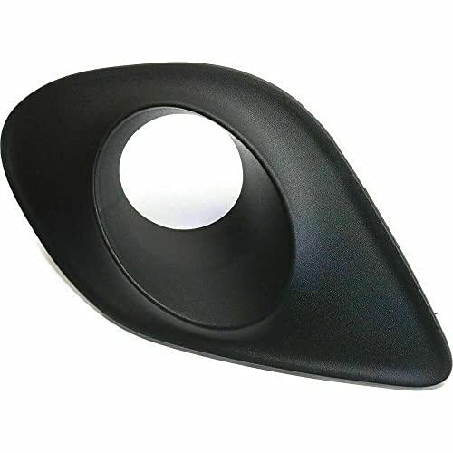 Image of Front Right Passenger Side Fog Light Bezel Molding Cover Grille Trim Black Textured PP Plastic For 2015 16 17 18 19 20 21 22 2023 Dodge Charger For Scat Pack SRT392 Hellcat Models 68280428AA CH1039171