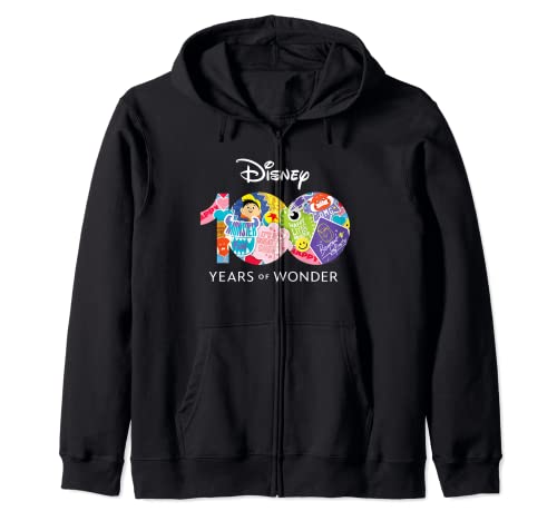 Pixar Happy Faces Stickers D100 Zip Hoodie cadeau idéal pour fan Disney