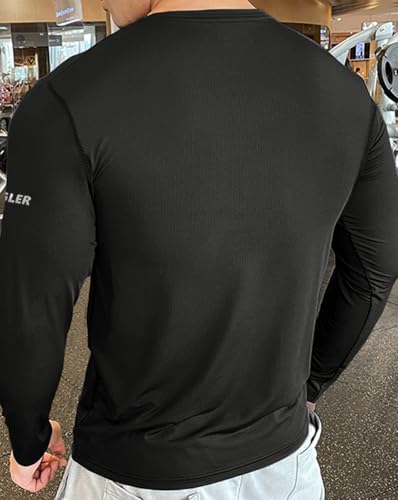 Image of Noble Monk Mens Polyester Solid Regular Fit T-Shirt