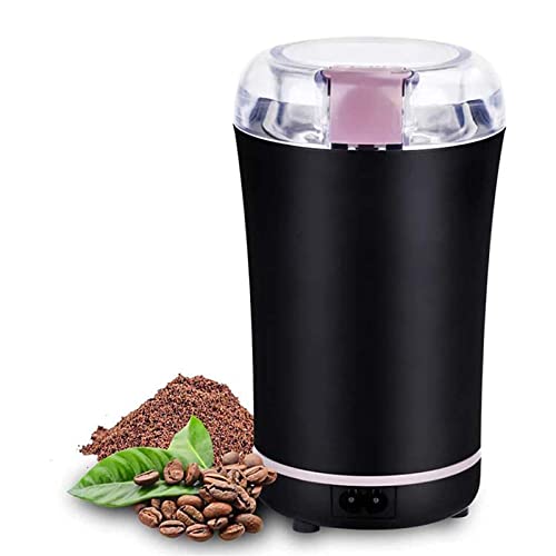GEETAC Molinillo de café eléctrico de 300 W, capacidad con cuchillas de acero inoxidable, cepillo de limpieza portátil… - Imagen 3