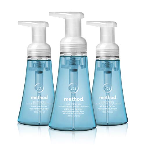 Method Foaming Hand Soap, Sea Minerals, 10 Fl Oz (Pack of 3)