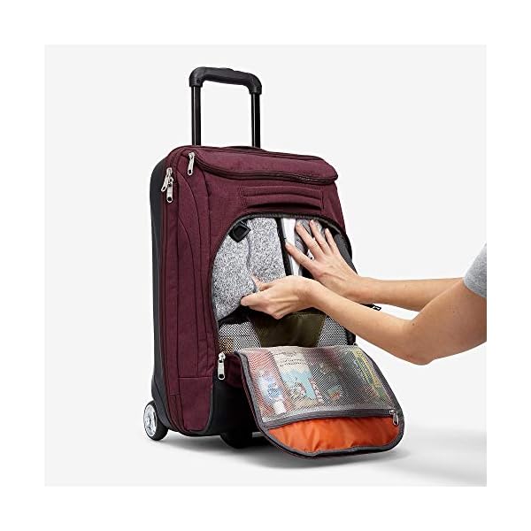 eBags Mother Lode 21 Inches CarryOn Rolling Duffel (Sinful Red