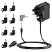 Produktbild MEROM 6V 2A Universal Netzteil Netzteil Netzteil mit 8 Spitzen kompatibel mit Omron Blutdruck, Baby Monitor, Busch Holz DAB, Sony XDR-S55 XDRS55
