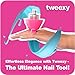 Tweexy Wearable Nail Polish Holder Ring - Hands-Free, Portable Manicure Accessory, Secure Grip for All Bottle Sizes, Convenient Nail Polish Organizer Stand (Bonbon pink)