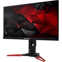 Acer Predator XB241H Bmipr 24-Inch Full HD 1920x1080 NVIDIA G-Sync Display, 144Hz, 2 x 2w speakers, HDMI &amp; DP