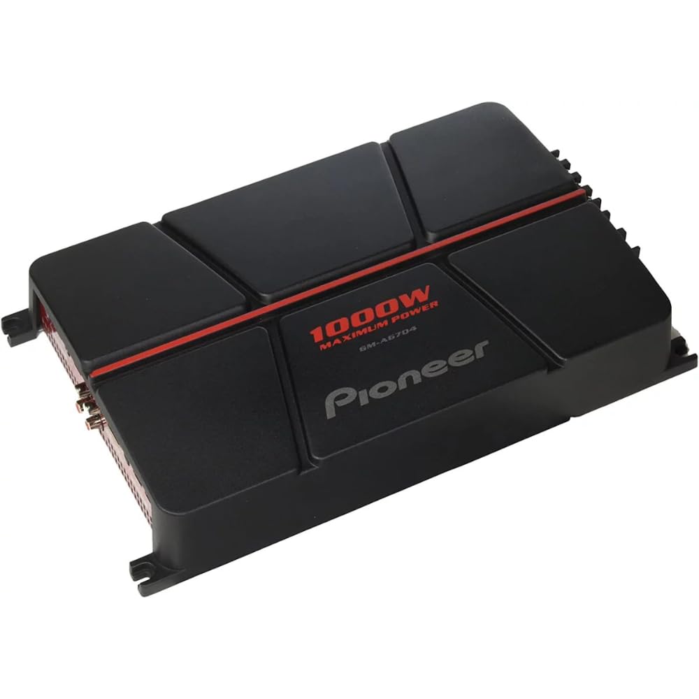 Pioneer GM-A6704 4-Channel Bridgeable Amplifier with Bass Boost