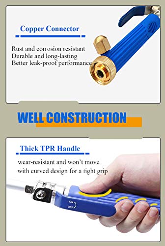 Shayee High Pressure Power Washer Wand For Garden Hose With Jet Nozzle And Fan Nozzle Hydro Jet Power Sprayer For Car Washing Or Garden Cleaning Made Of Durable Metal #TOP3