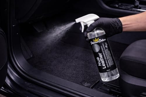 Image of Water-Based Car Air Freshener Spray | Luxury Automotive Deodorizer | Mold-Resistant Formula | Eliminates Odors & Refreshes Vehicle Interior | 17 fl oz | Nue Leather