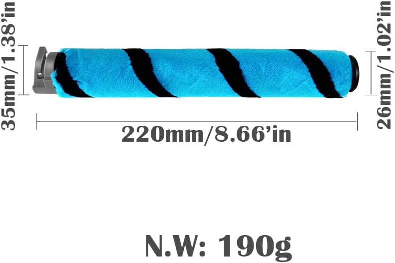 Ytaland 2 Pack Brush Roller Replacement Compatible with Shark IZ462H IZ483H IZ482H IZ440H Vertex Cordless Stick Vacuum Cleaner