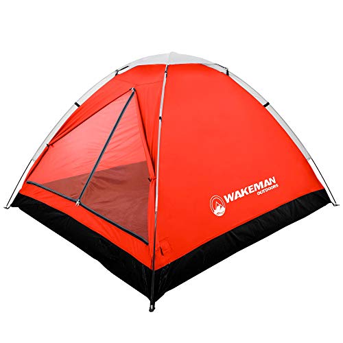 2 Person Camping Tent with Rain Fly and Carrying Bag - Water-Resistant Outdoor Tent for Backpacking,...