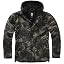 Front zip dark camo
