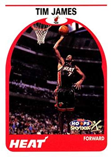 1999-00 NBA Hoops Decade #157 Tim James RC Rookie Miami Heat Official Basketball Card made by SkyBox...