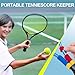 JolliLudo 4 Pack Portable Tennis Score Keeper with Storage Box, Tennis Score Keeper for Racket, Lightweight Mini Scorekeeper for Recording Points, Games, and Sets, Mark and See The Point Easily