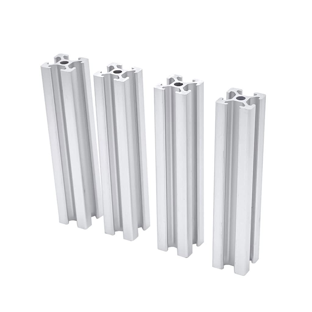 Extrusión De Perfil De Aluminio De 4 Piezas, 100 Mm, 200 Mm, 400 Mm, 500 Mm Y 800 Mm De Longitud, Riel Lineal For Banco De Trabajo De Impresora 3D CNC DIY(800mm)