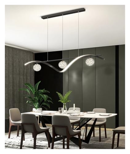 Lustre LED minimaliste haut de gamme pour plafond de salle à manger
