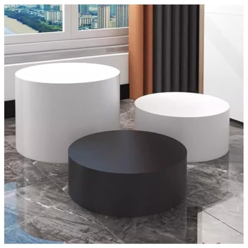 Présentoir rond en bois noir 60x25cm pour vitrine de magasin