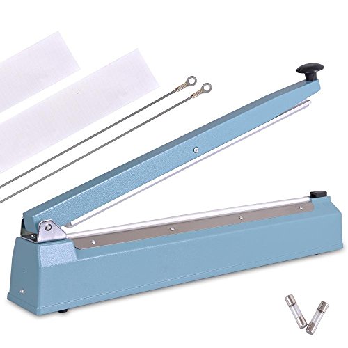 Yescom 20" 500mm Impulse Manual Hand Sealer Heat Sealing Machine Poly Tubing Plastic Bag