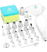 JJiaoLinin Spritzbeutel Set - 27-teilig Mit Tüllen Aus Edelstahl Für Torten & Kuchen