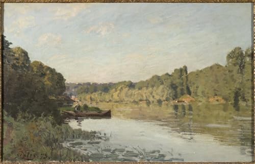 Tableaux Impression Toile Paysage de Bougival Sisley Toile 60x90