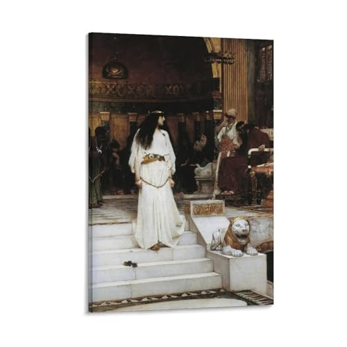 Toile J.W. Waterhouse Maryamne pour Salon Élégant Idée Déco Murale 60x90