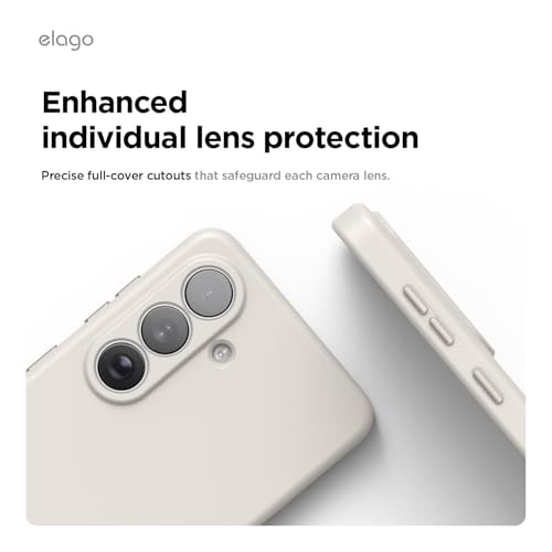 Image of elago Premium Magnetic Silicone Case for Galaxy S26 Plus | Compatible with MagSafe Accessories, Protective Cover, Shockproof, Slim, Anti-Scratch Soft Microfiber Lining (Stone)