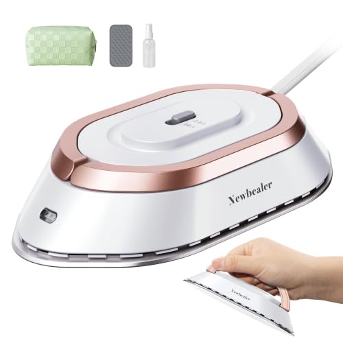 Image of Newbealer Travel Iron Set, 100-240V Mini Dry Iron for Clothes (No Steam)