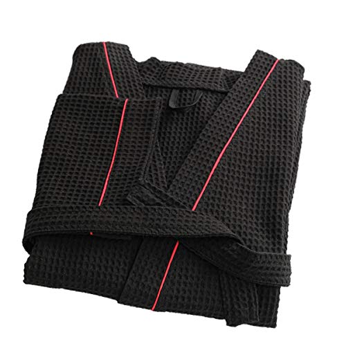 LINANDELLE - Peignoir Coton Nid d'abeille Kimono Cover