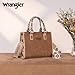 Montana West Wrangler Tote Bag for Women Aztec Satchel Bag Western Women‘s Purse and Handbags Boho Shoulder Top Handle Handbags With Wide Guitar Strap AR-WG203-8250BR