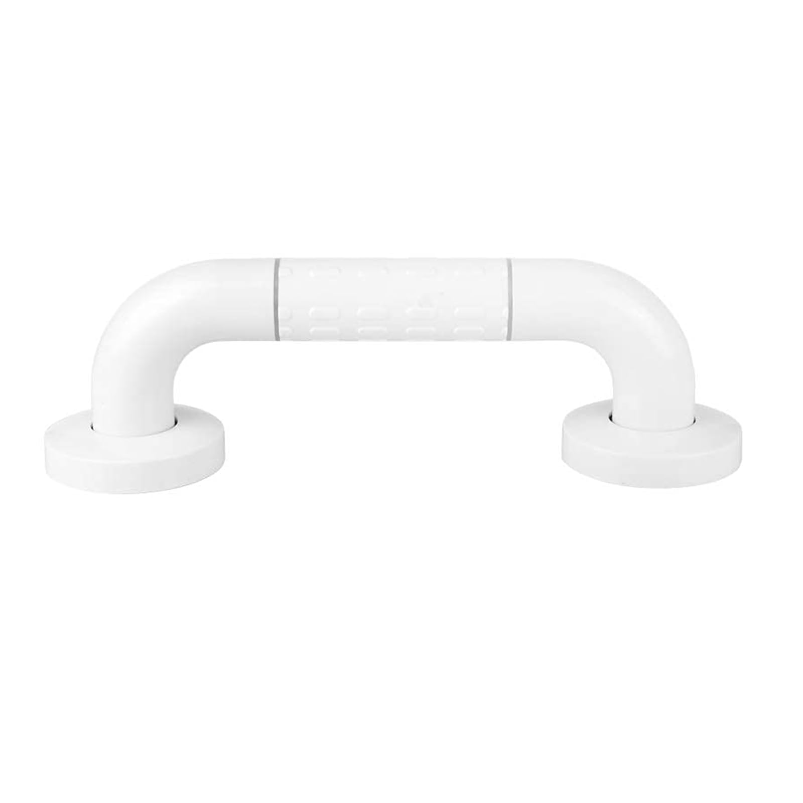 Suction cup punch-free handrail Shower Wall Handle White Non-Slip Stainless Steel and Nylon Safety Handles Bath/Shower Handles/Grab Bar for Seniors Extra Sturdy Bathroom Handle Wall Handle (33 cm)