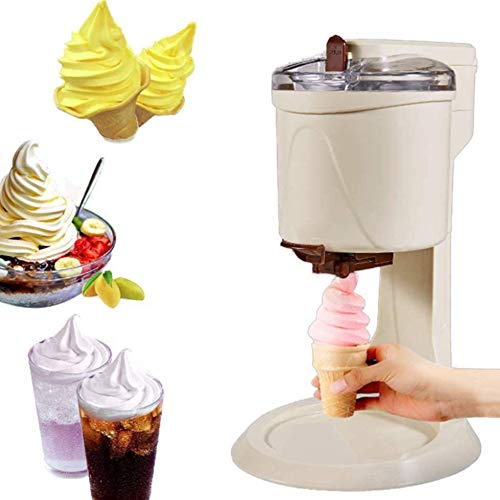 DHFD Máquina de Helado Eléctrica Portátil, Helado y Máquina de Yogur Helado Hogar, Frozen Postre Maker, DIY Multifuncional Creativa para Helados de Frutas Cover