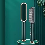 Ionic Hair Straightener Brush- Straightening Comb Hair Beard Fast Heating & 20min Auto-Off &...
