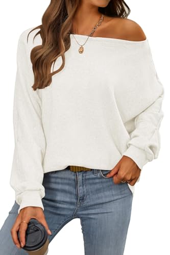 CFLONGE Womens Fall Fashion 2025 Oversized Off The...