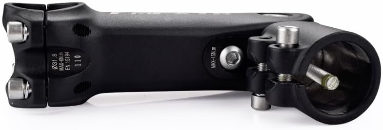 BESNIN Adjustable MTB Stem 31.8mm 90 Degree 110mm Bike Stem Riser for Handlebar Aluminum Alloy Mountain Bike Handlebar for MTB Road City Bike Bicycle