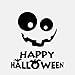 56.3CM * 60.9CM Adesivo Per Il Sorriso Della Decalcomania Di Halloween Adesivo Da Parete Per La Decorazione Domestica In PVC Per Le Vacanze Di Halloween
