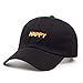City Hunter C104 Happy Small Embroidered Cotton Baseball Caps 12 Colors (Black)