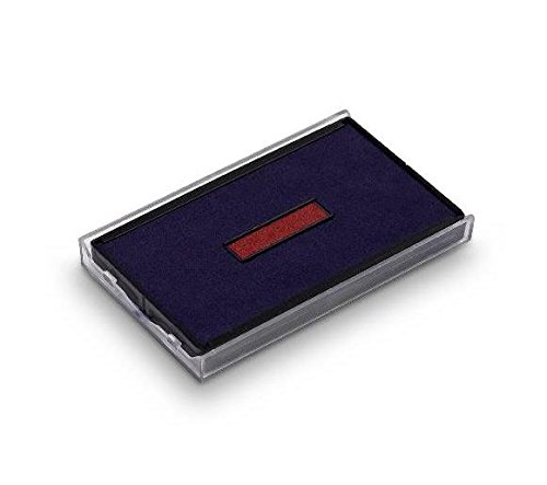 TRODAT Lot de 5 Cassettes encreur de rechange pour tampon 6/4931/2 Bicolore Bleu - Rouge