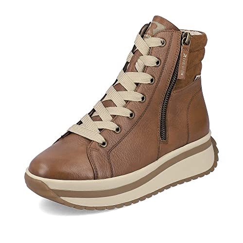 Price comparison product image Rieker W0962-24 Tan Leather Hi Tops